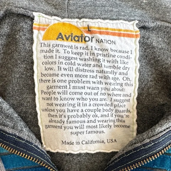 Aviator Nation Sweatshirt - Picture 3 of 3